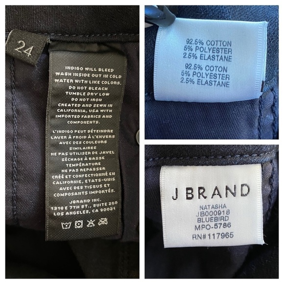 J Brand Natasha Sky High Skinny Jeans
Exposed Button Fly Stretch Denim 24 - Picture 16 of 16